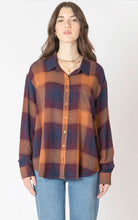 Load image into Gallery viewer, Jennifer Textured Plaid Shirt 2623505
