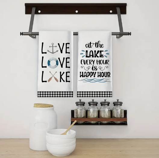 Lake Tea Towels