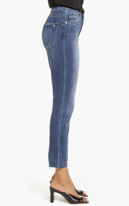 Logan Vintage Skinny w/ Raw Hem (High Rise)