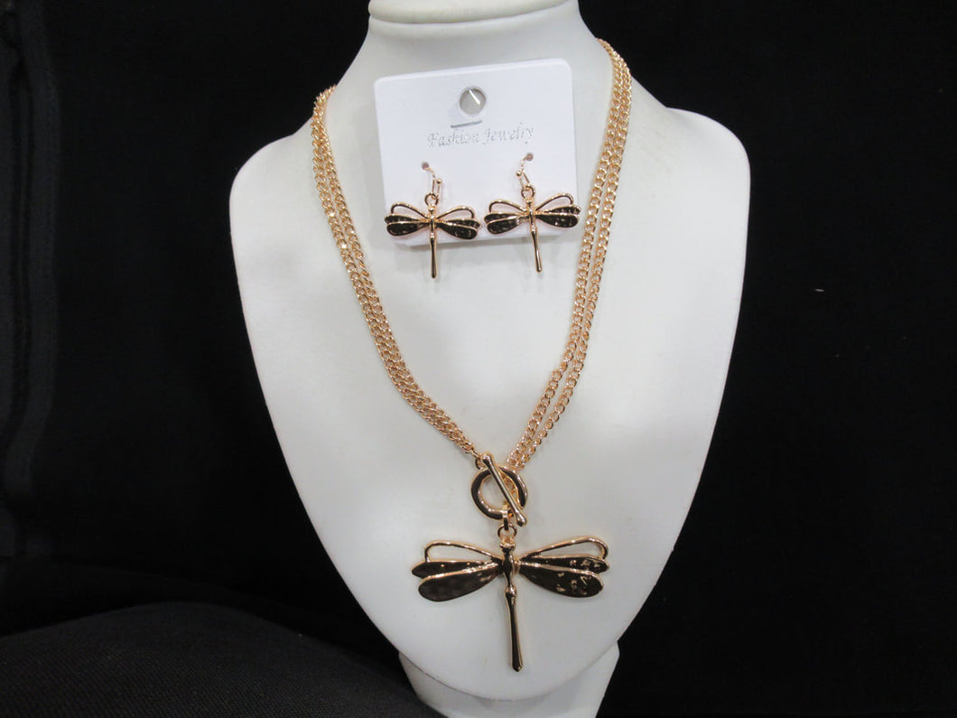 Dragonfly Necklace Set