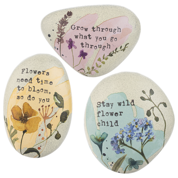 Flower Art Rocks
