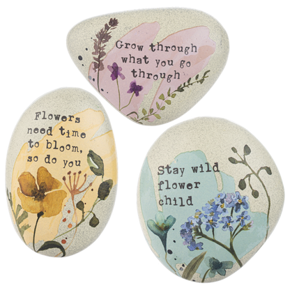 Flower Art Rocks