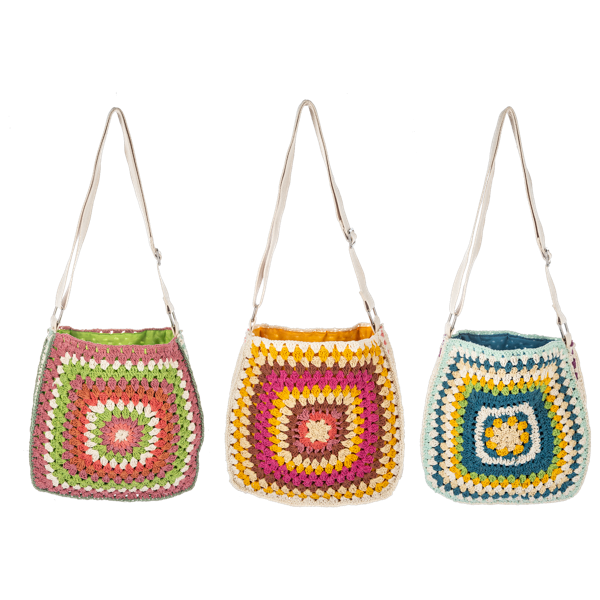 Crochet Granny Square Purse
