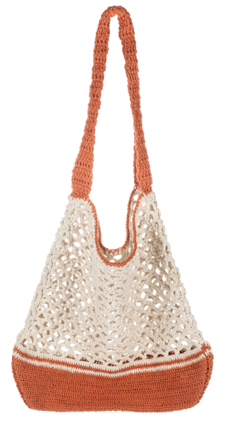 Crochet Open Weave Tote Bag