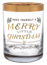 Load image into Gallery viewer, Holiday Messages Low Ball Glass
