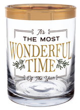 Load image into Gallery viewer, Holiday Messages Low Ball Glass
