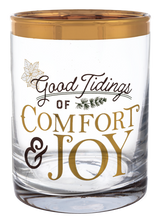 Load image into Gallery viewer, Holiday Messages Low Ball Glass
