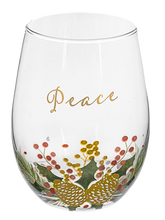 Load image into Gallery viewer, Botanical Stemless Wine Glass
