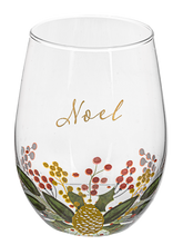 Load image into Gallery viewer, Botanical Stemless Wine Glass
