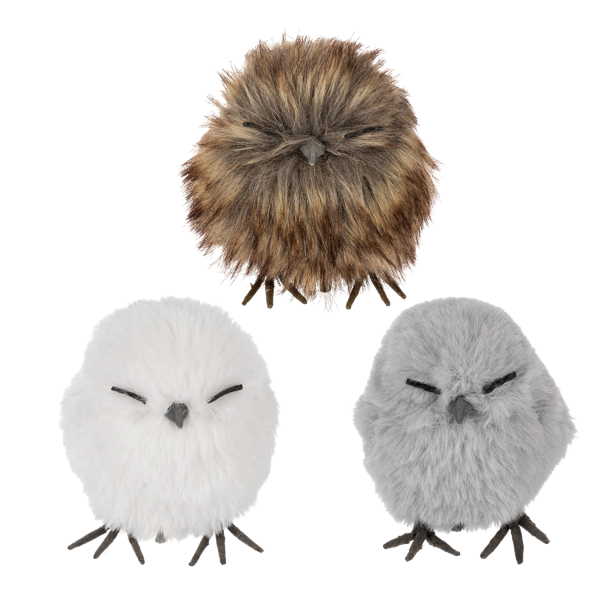 Clip-on Winter Owl Ornaments