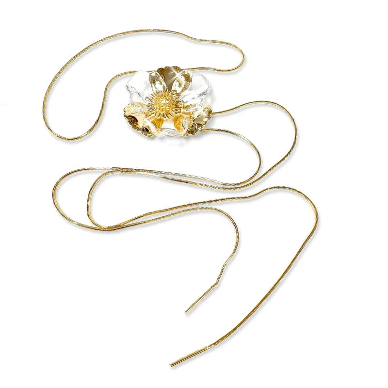 Open Flower Necklace
