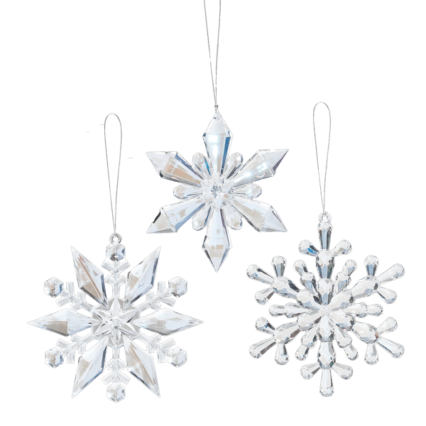 Glo-Flake Ornaments