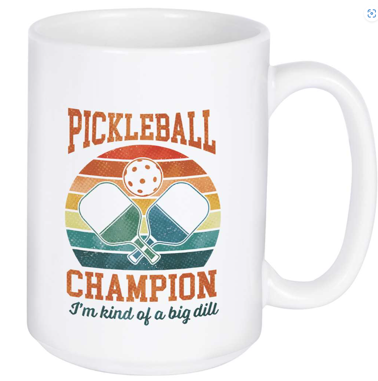 Pickleball Champion Ceramic Mug