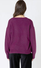Load image into Gallery viewer, Sharon Sweater in Plum 2627246
