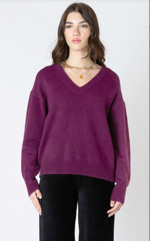 Sharon Sweater in Plum 2627246