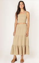 Load image into Gallery viewer, Polina Pull On Textured Midi Skirt 2522707
