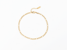 Load image into Gallery viewer, PVD Figaro Chain Anklet
