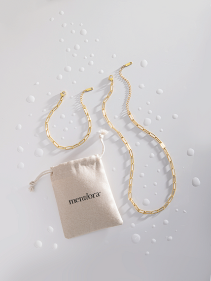 PVD Paperclip Chain Bracelet