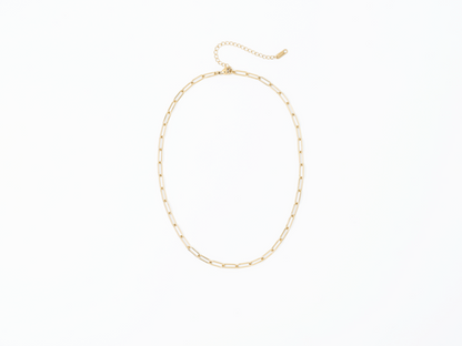PVD Paperclip Chain Necklace