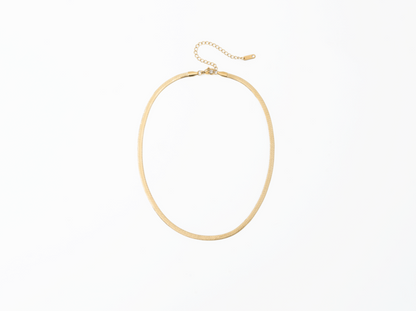 PVD Herringbone Chain Necklace