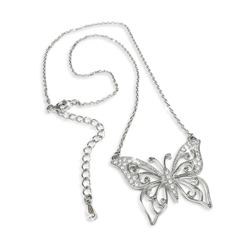 Lace Butterfly Necklace