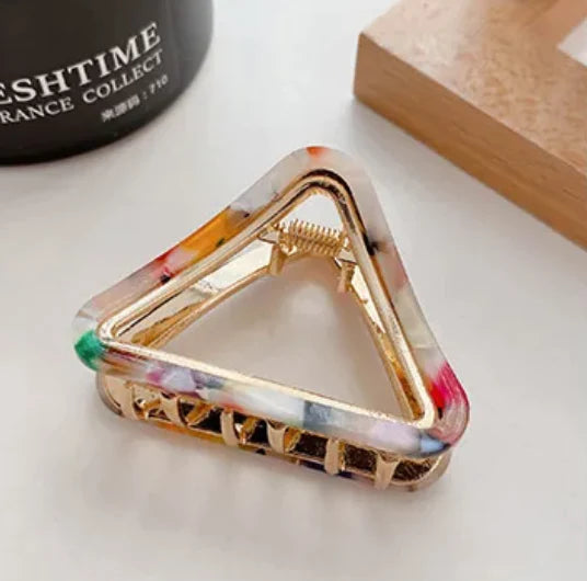 Pyramid Mini Hair Claw Clip