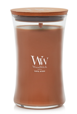 Large Woodwick Hourglass Jar
