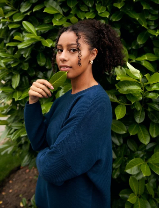 Ribbed Sara Crew Sweater