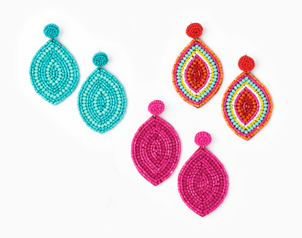 Summer Fun Beaded Earrings