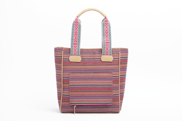 Colourful Striped Tote