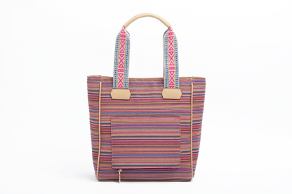 Colourful Striped Tote
