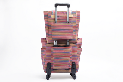Colourful Striped Tote
