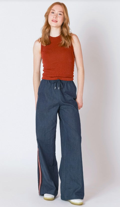 Sherry Side Stripe Wide Leg Jean 2625252