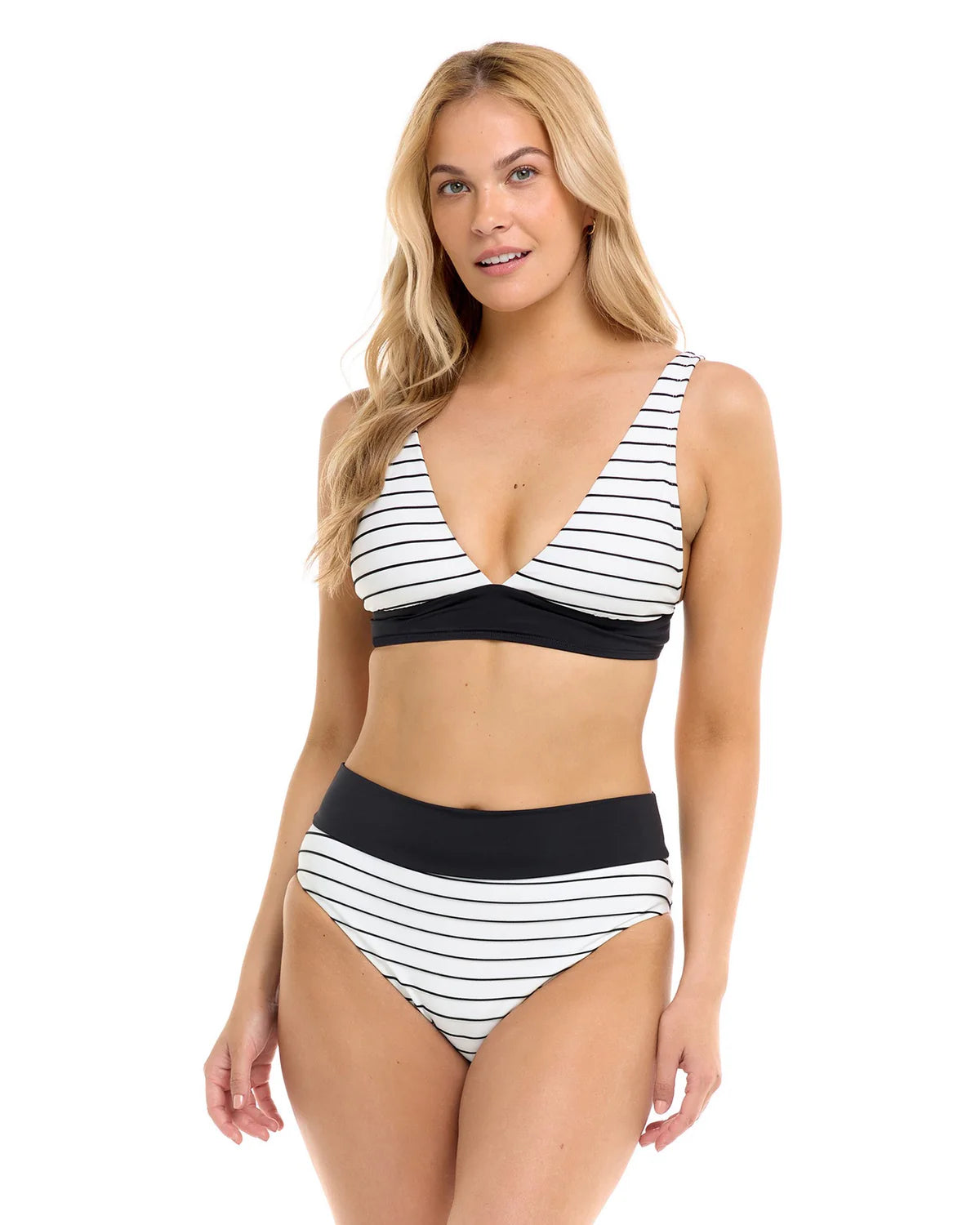 Rachel High Waisted Mid Coverage Bottom