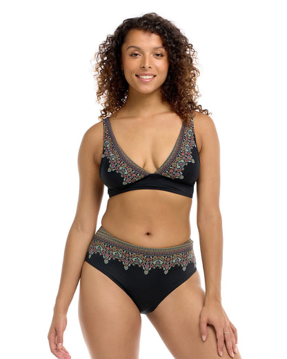Rachel High Waisted Mid Coverage Bottom