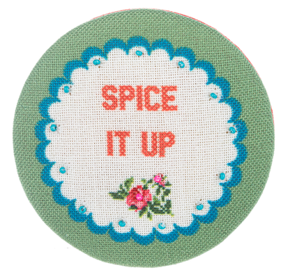 Embroidered Cheeky Chic Travel Compact Mirrors