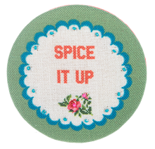 Load image into Gallery viewer, Embroidered Cheeky Chic Travel Compact Mirrors
