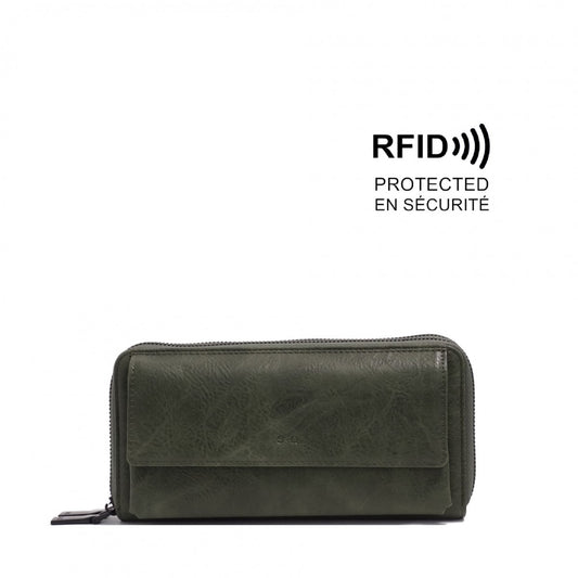 Florrie Double Zip-Around Wallet