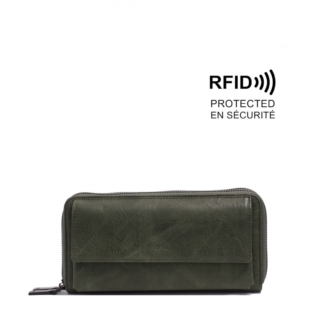 Florrie Double Zip-Around Wallet