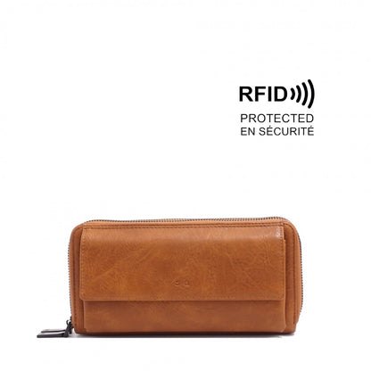 Florrie Double Zip-Around Wallet