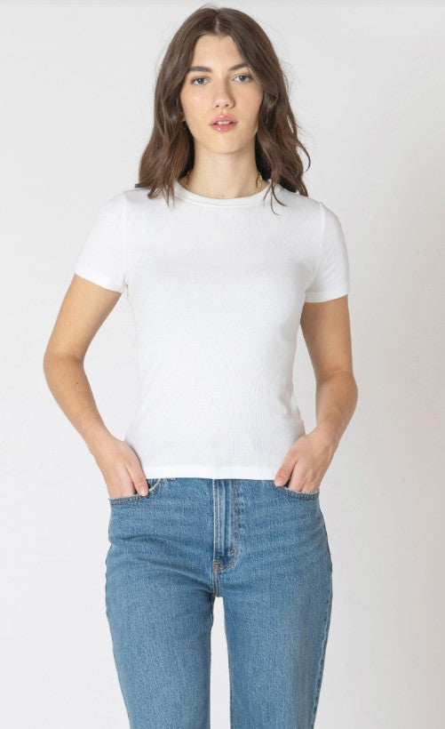 Tara Basic Ribbed Tee 2624012