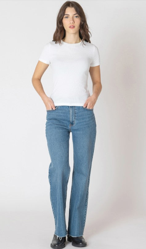 Tara Basic Ribbed Tee 2624012