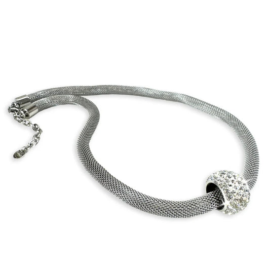 Metallic Mesh Necklace