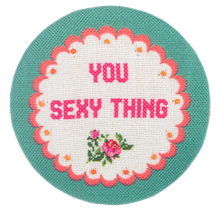 Load image into Gallery viewer, Embroidered Cheeky Chic Travel Compact Mirrors
