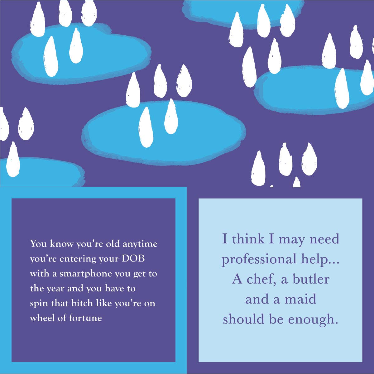 Drinks on Me coasters - Napkin: DOB/Professional Help