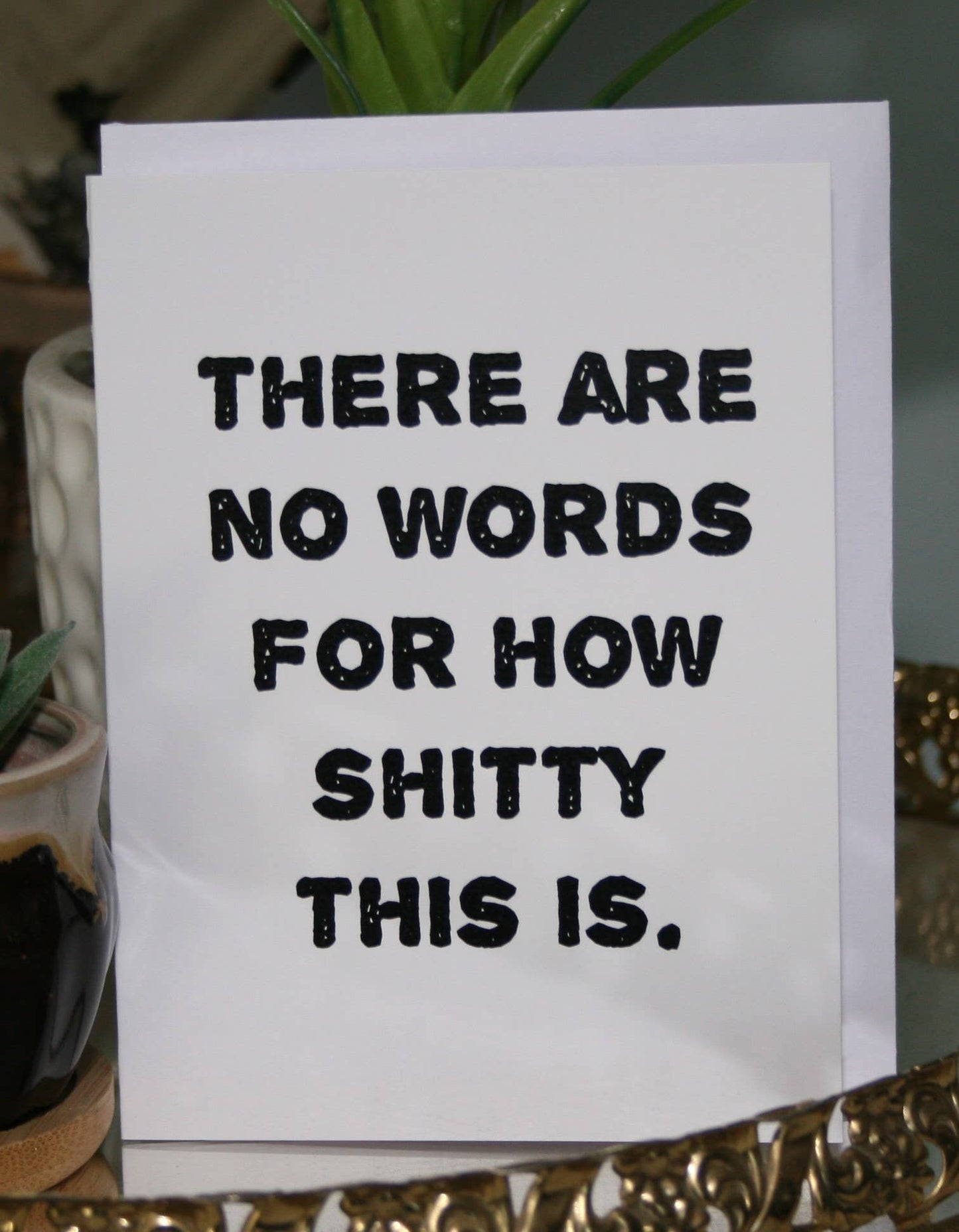 Crooked Halo - No Words Greeting Card