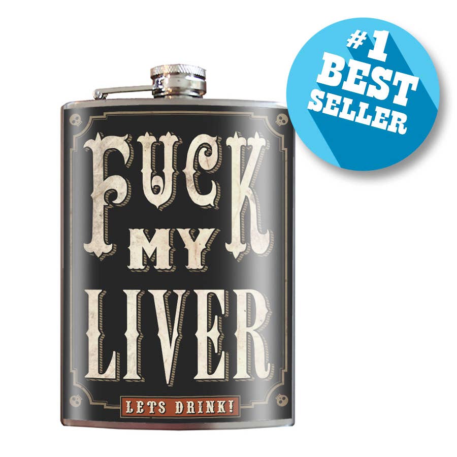 Trixie & Milo - Flask - Fuck My Liver
