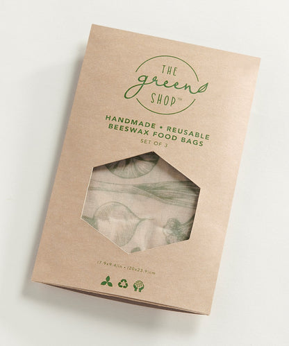 Beeswax Food Bags - Set of 3!