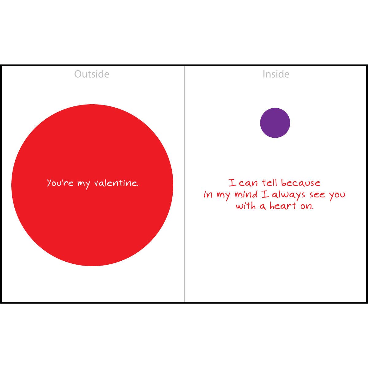 "Heart On" Greeting Card