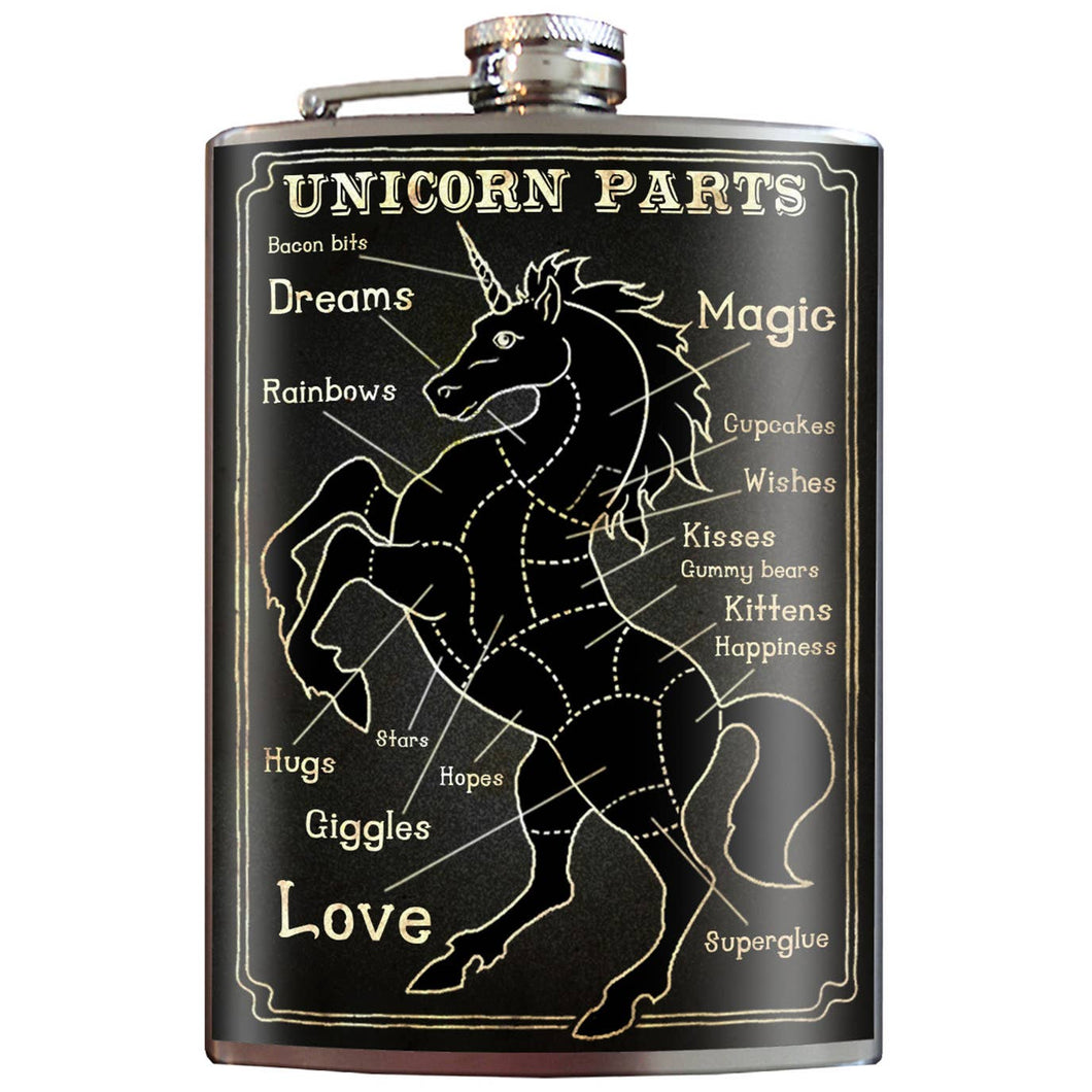 Trixie & Milo - Flask - Unicorn Parts